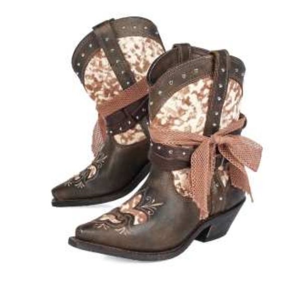 FINAL PRICE - Sz. 7.5 - Leather Cowboy Boots - Picture 2 of 7